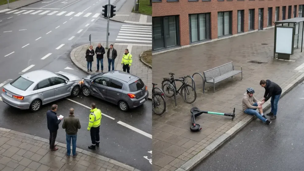 difference accident circulation voie publique